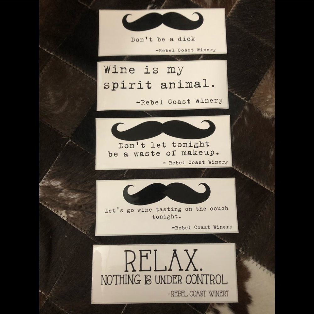 ⛵️4/$20 Fun bumper stickers